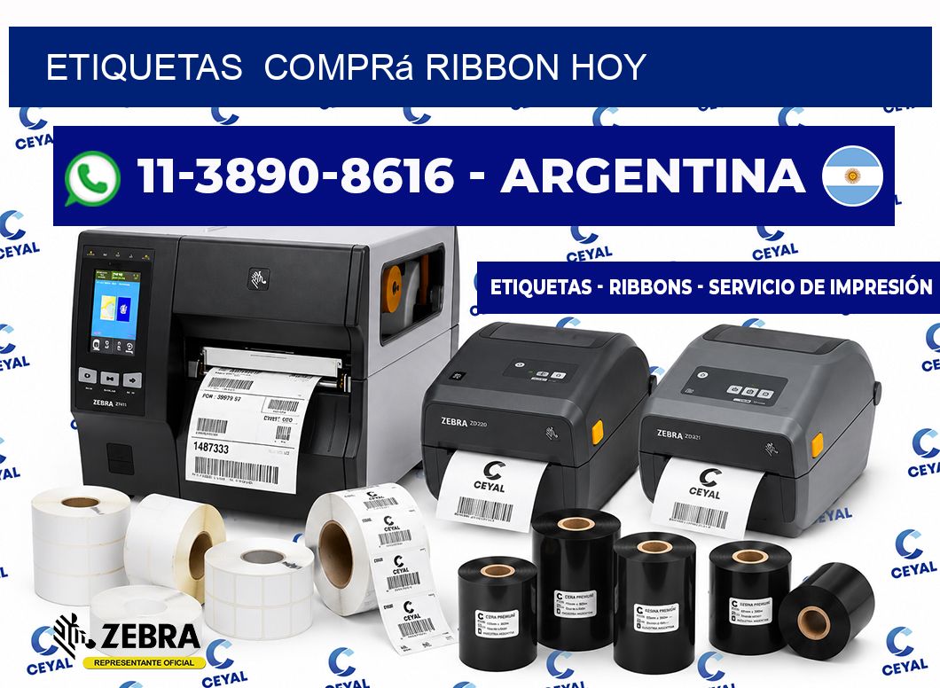 ETIQUETAS  Comprá ribbon hoy