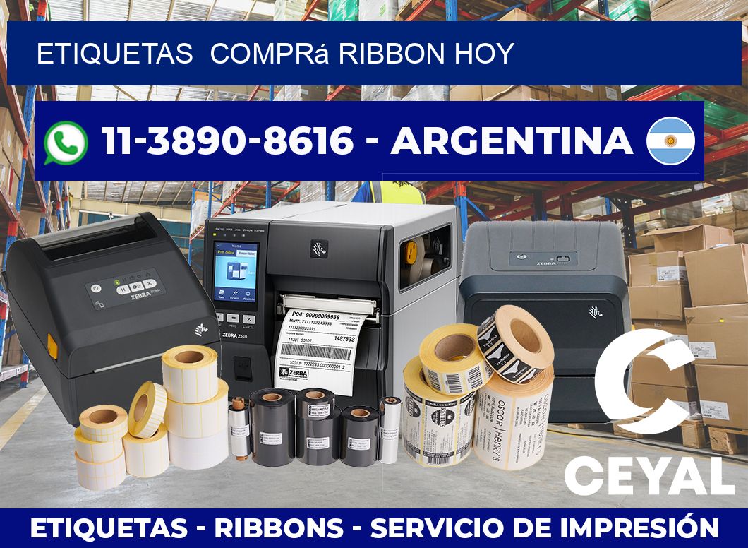 ETIQUETAS  Comprá ribbon hoy