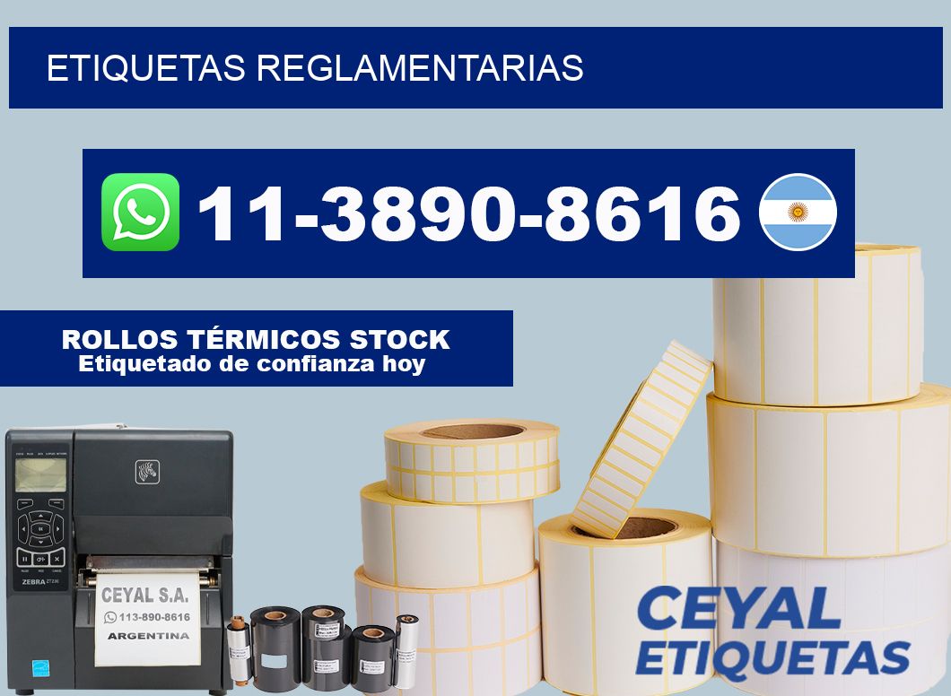 ETIQUETAS reglamentarias