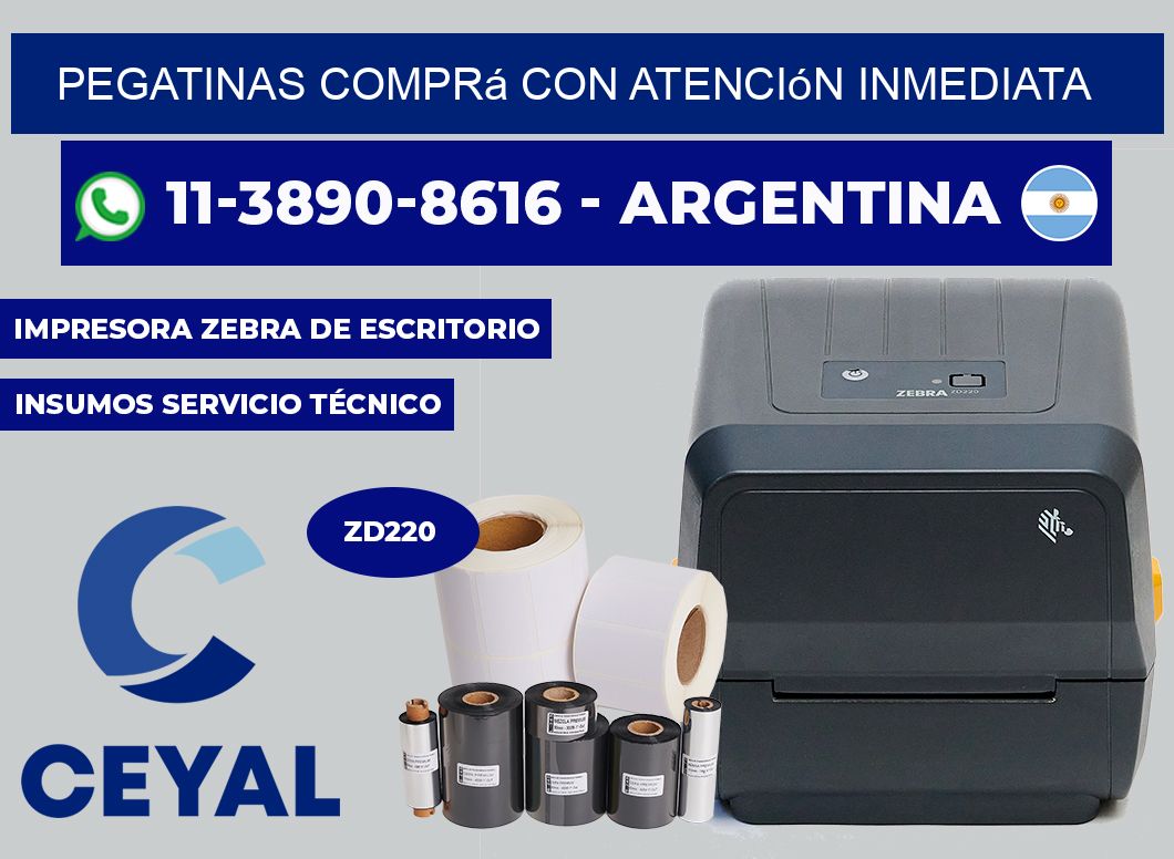 PEGATINAS Comprá con atención inmediata