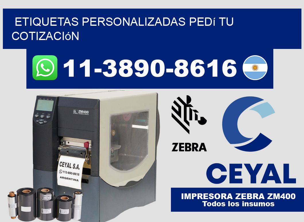 etiquetas personalizadas Pedí tu cotización