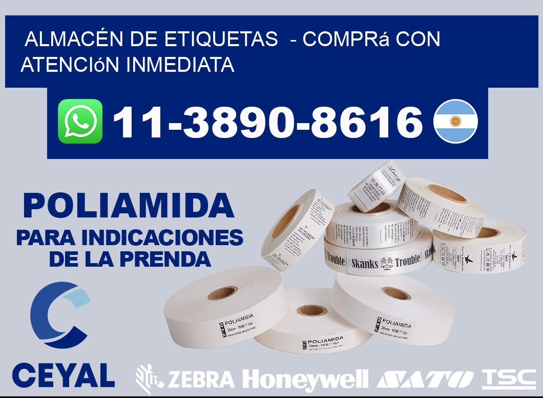 ALMACÉN DE ETIQUETAS - Comprá con atención inmediata