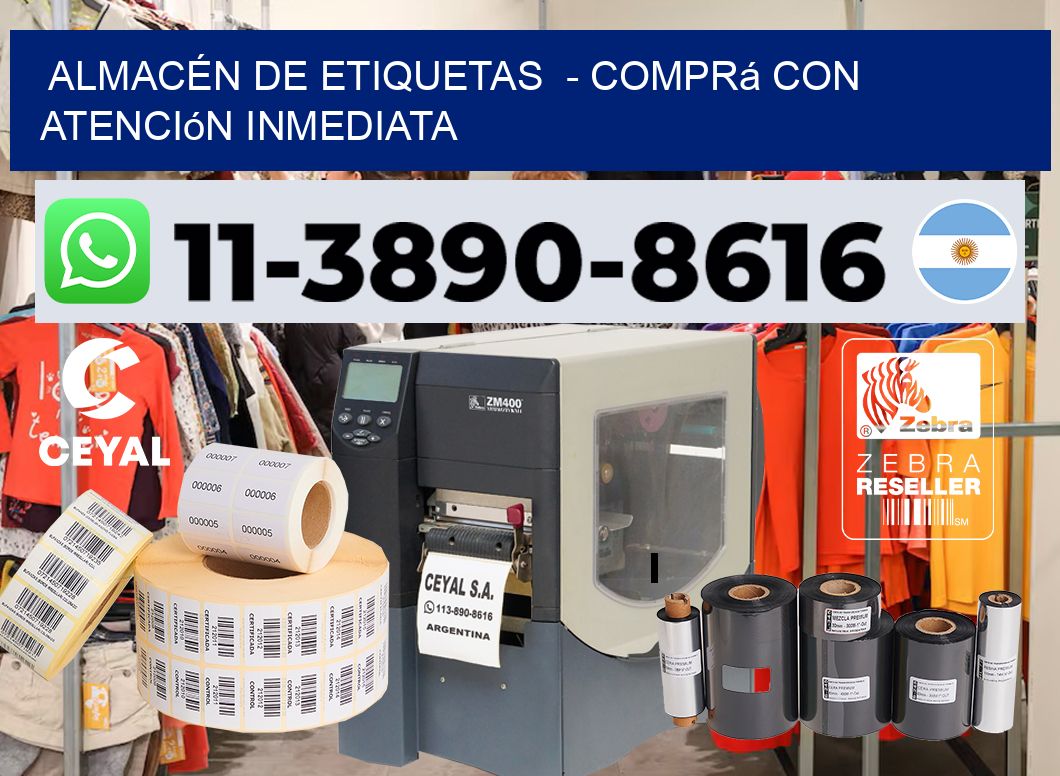 ALMACÉN DE ETIQUETAS - Comprá con atención inmediata