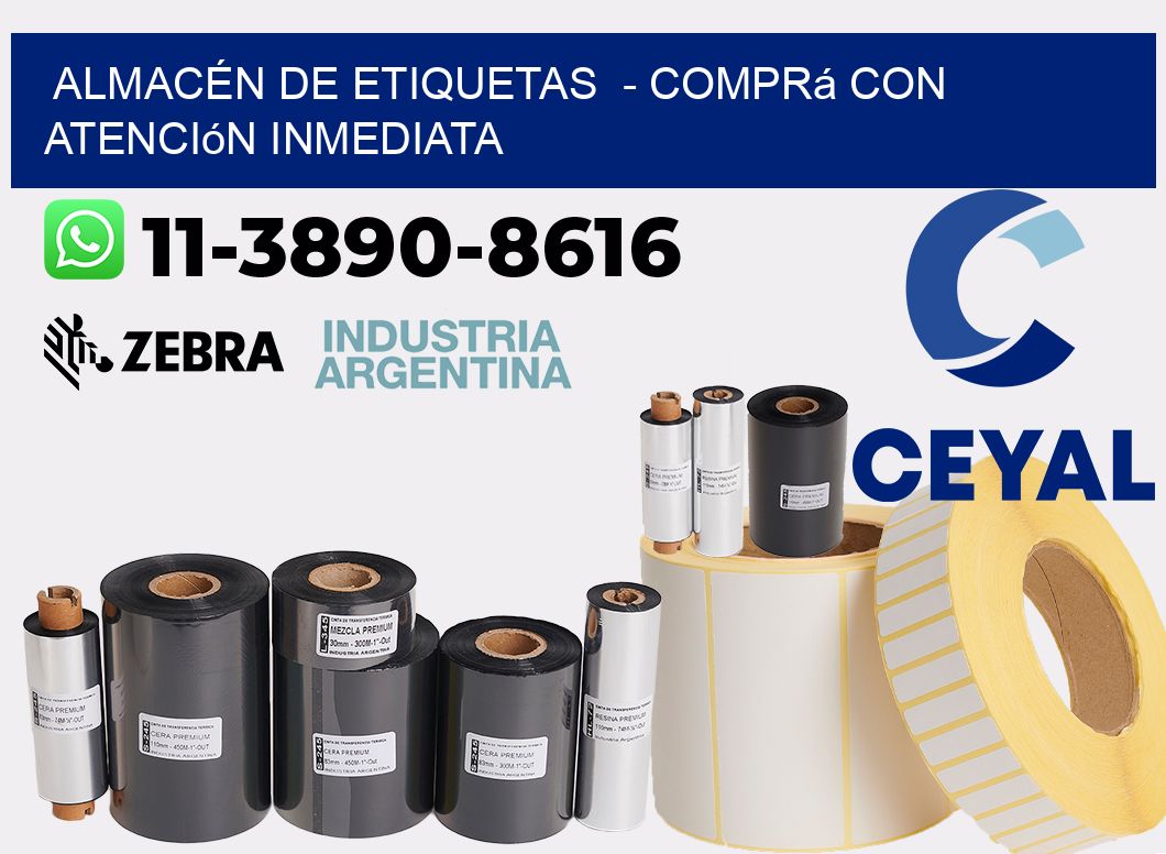 ALMACÉN DE ETIQUETAS - Comprá con atención inmediata