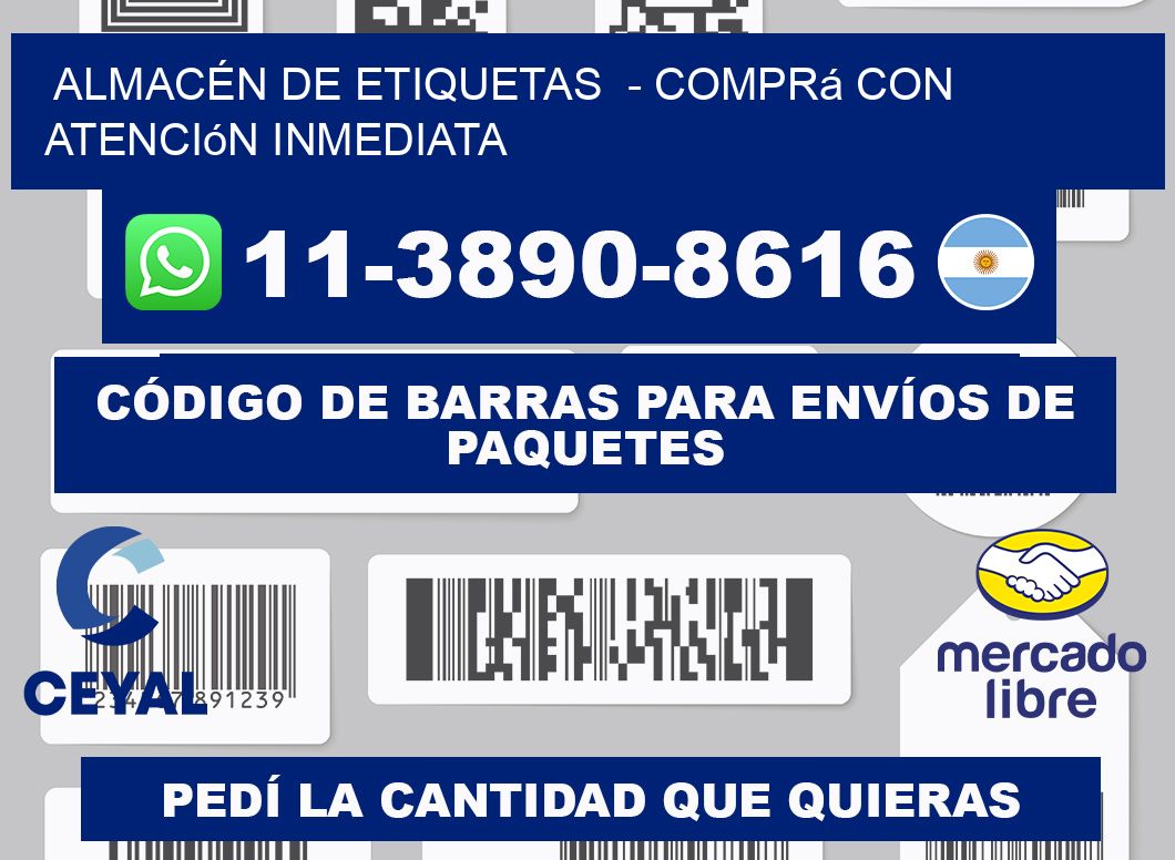 ALMACÉN DE ETIQUETAS - Comprá con atención inmediata