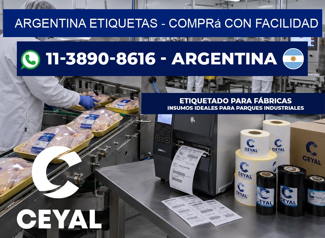 ARGENTINA ETIQUETAS - Comprá con facilidad