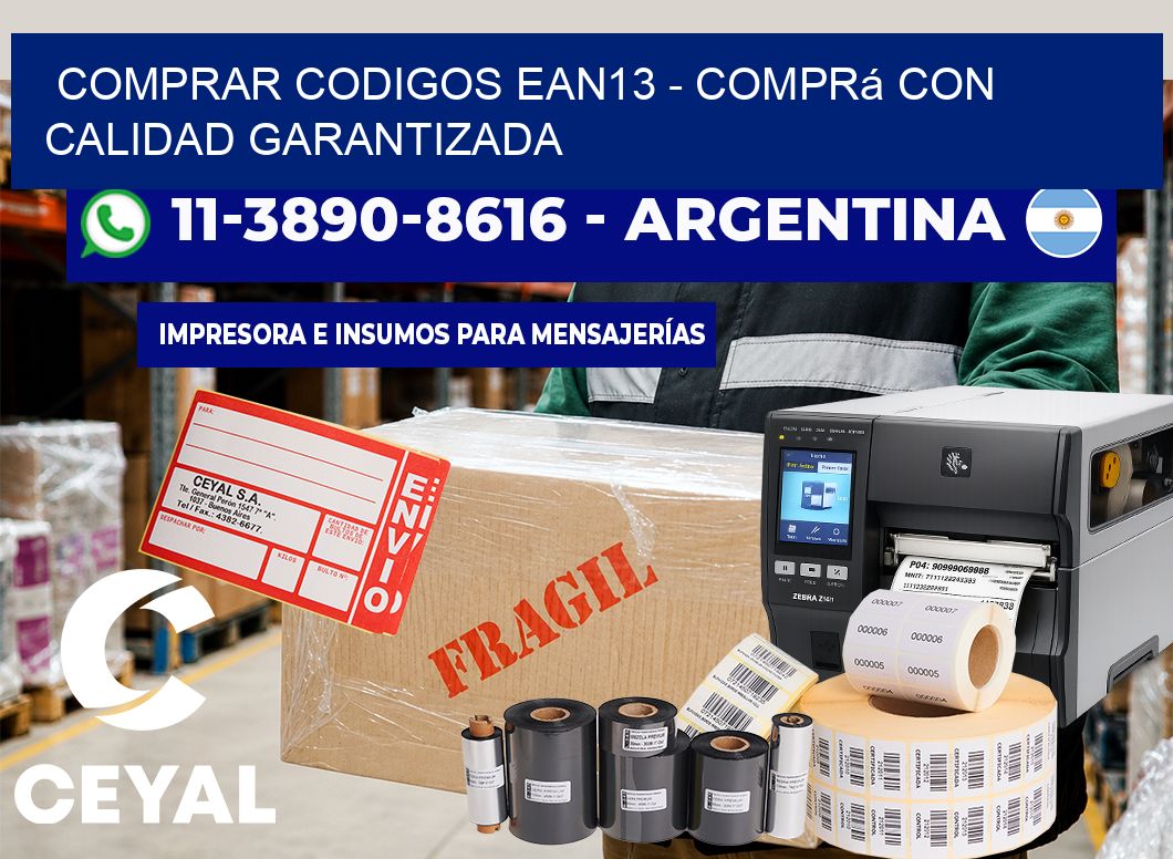 COMPRAR CODIGOS EAN13 - Comprá con calidad garantizada
