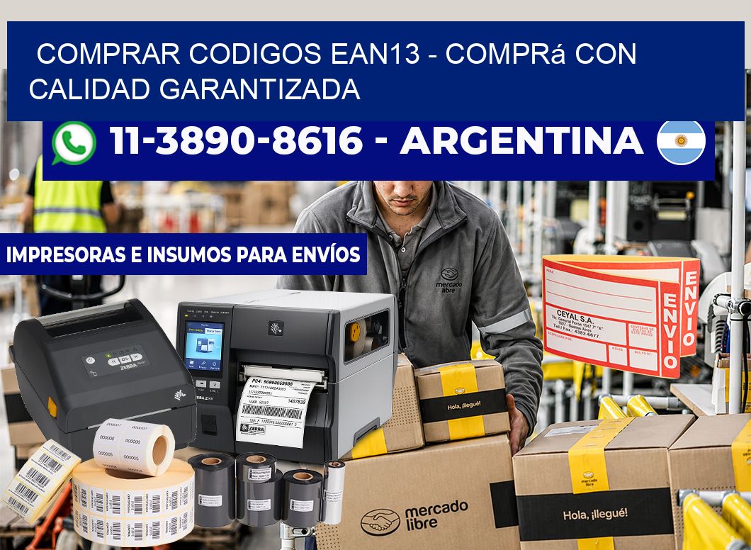 COMPRAR CODIGOS EAN13 - Comprá con calidad garantizada