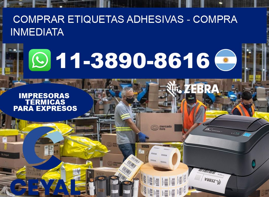 COMPRAR ETIQUETAS ADHESIVAS - Compra inmediata