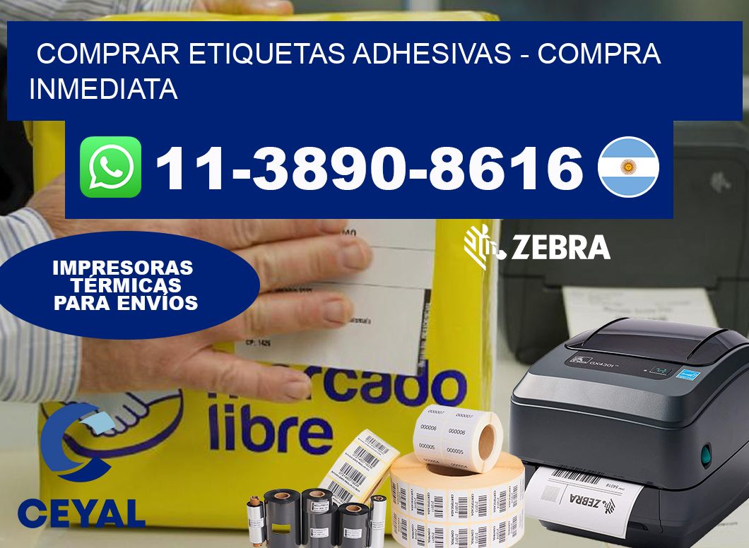 COMPRAR ETIQUETAS ADHESIVAS - Compra inmediata