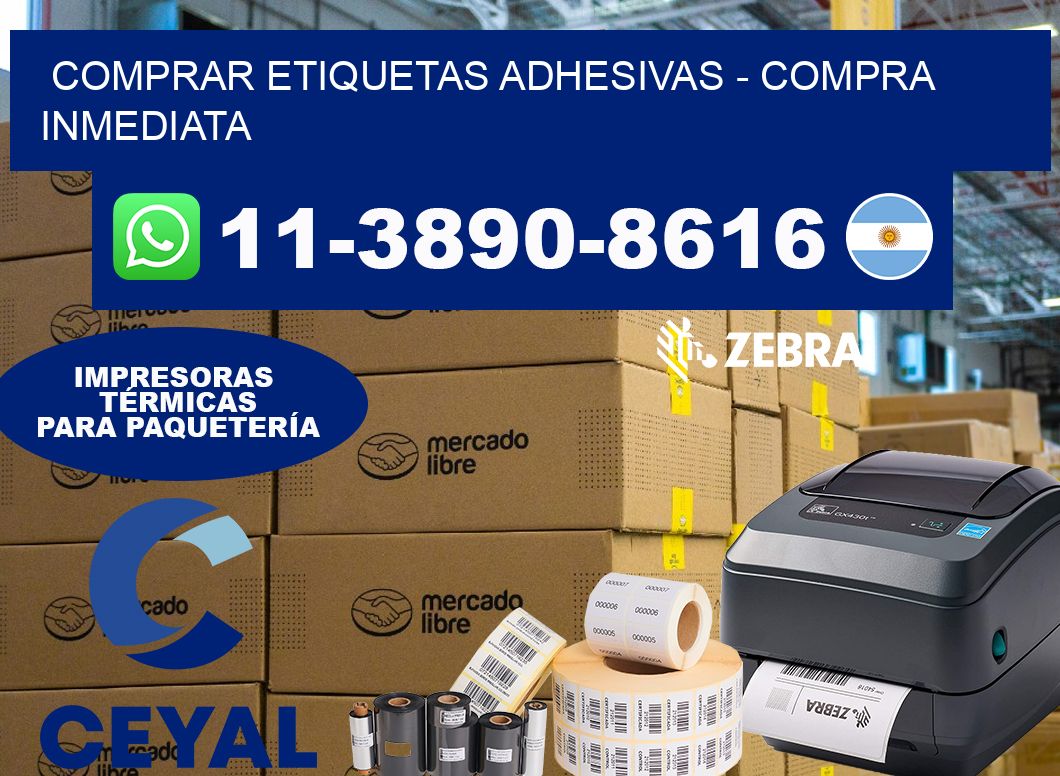 COMPRAR ETIQUETAS ADHESIVAS - Compra inmediata