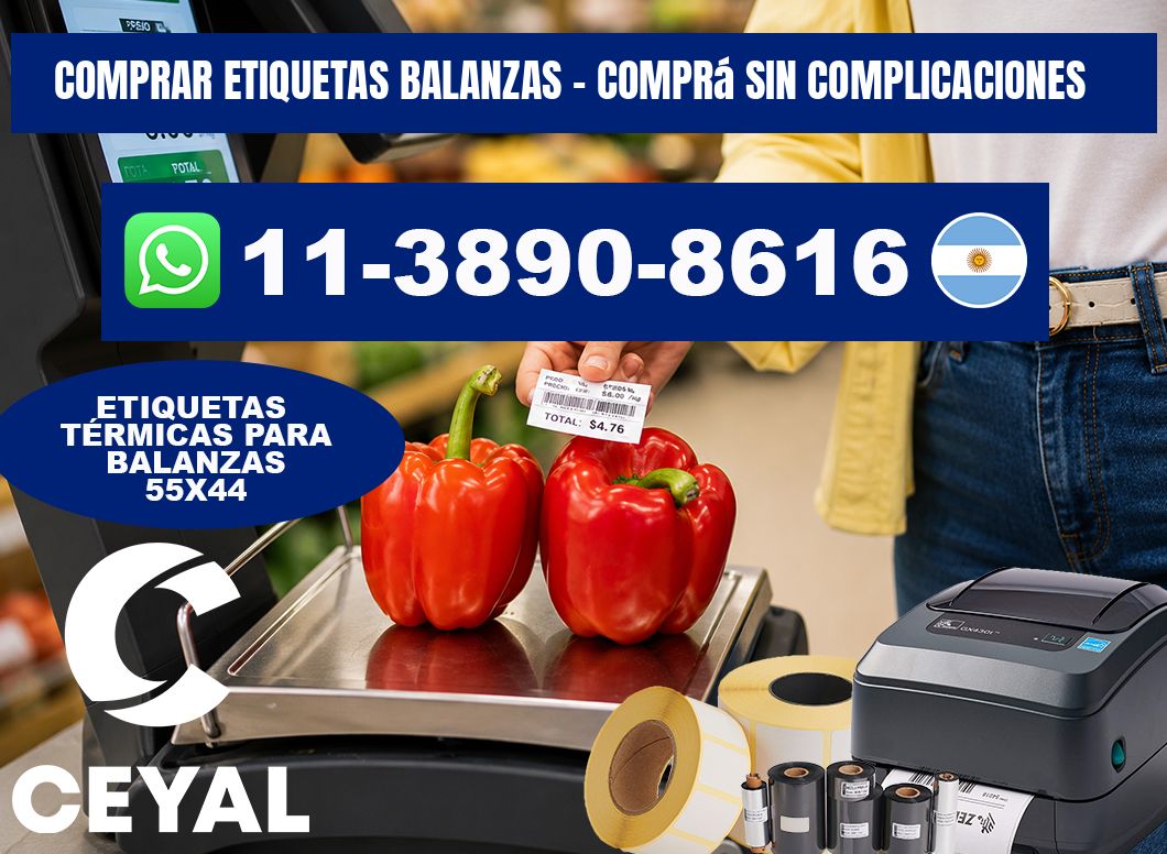 COMPRAR ETIQUETAS BALANZAS - Comprá sin complicaciones