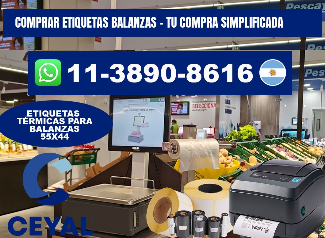 COMPRAR ETIQUETAS BALANZAS - Tu compra simplificada