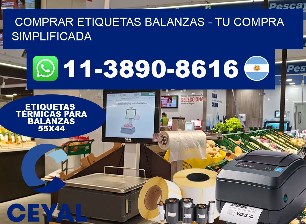 COMPRAR ETIQUETAS BALANZAS - Tu compra simplificada