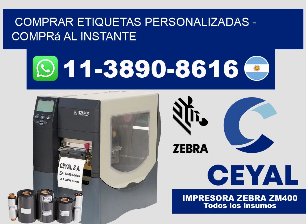 COMPRAR ETIQUETAS PERSONALIZADAS - Comprá al instante