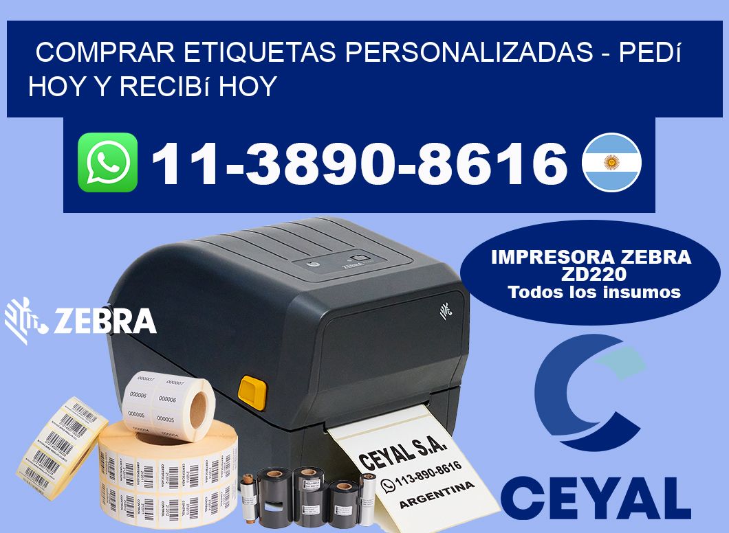COMPRAR ETIQUETAS PERSONALIZADAS - Pedí hoy y recibí hoy