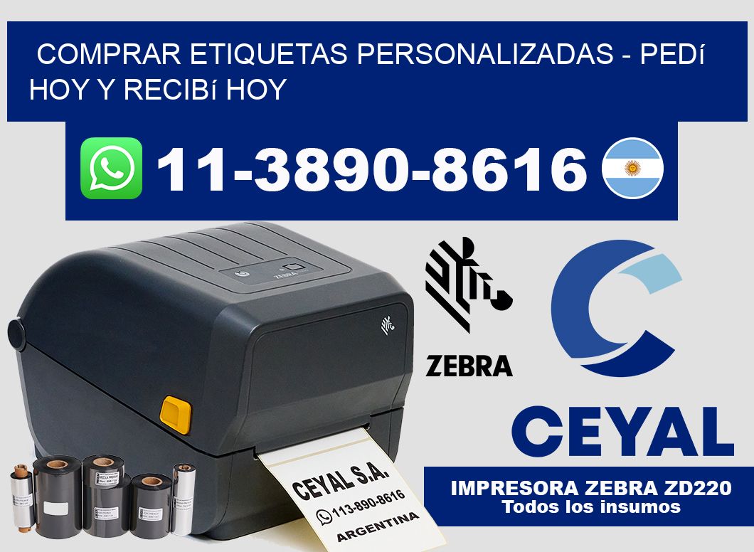 COMPRAR ETIQUETAS PERSONALIZADAS – Pedí hoy y recibí hoy