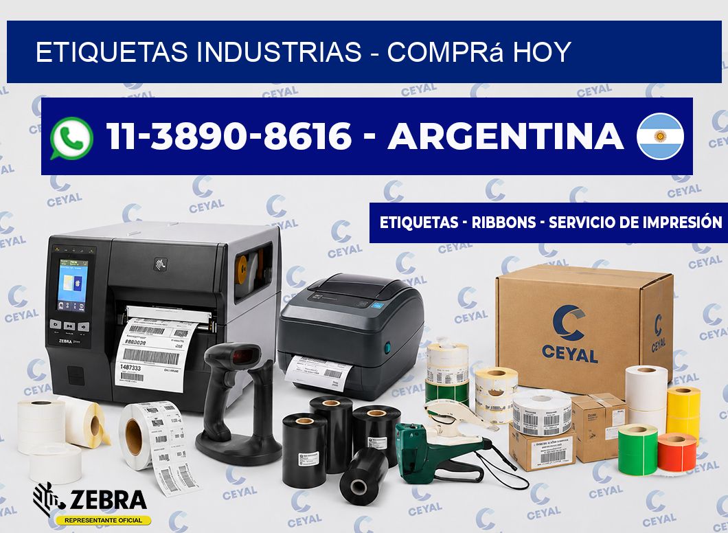 ETIQUETAS INDUSTRIAS - Comprá hoy