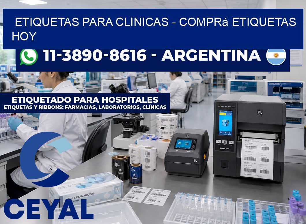 ETIQUETAS PARA CLINICAS - Comprá etiquetas hoy