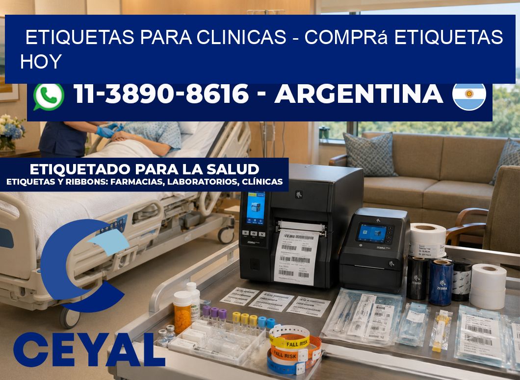 ETIQUETAS PARA CLINICAS - Comprá etiquetas hoy
