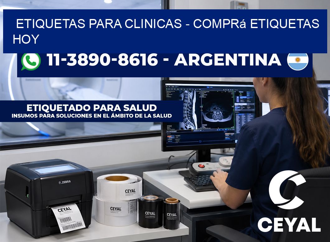 ETIQUETAS PARA CLINICAS - Comprá etiquetas hoy