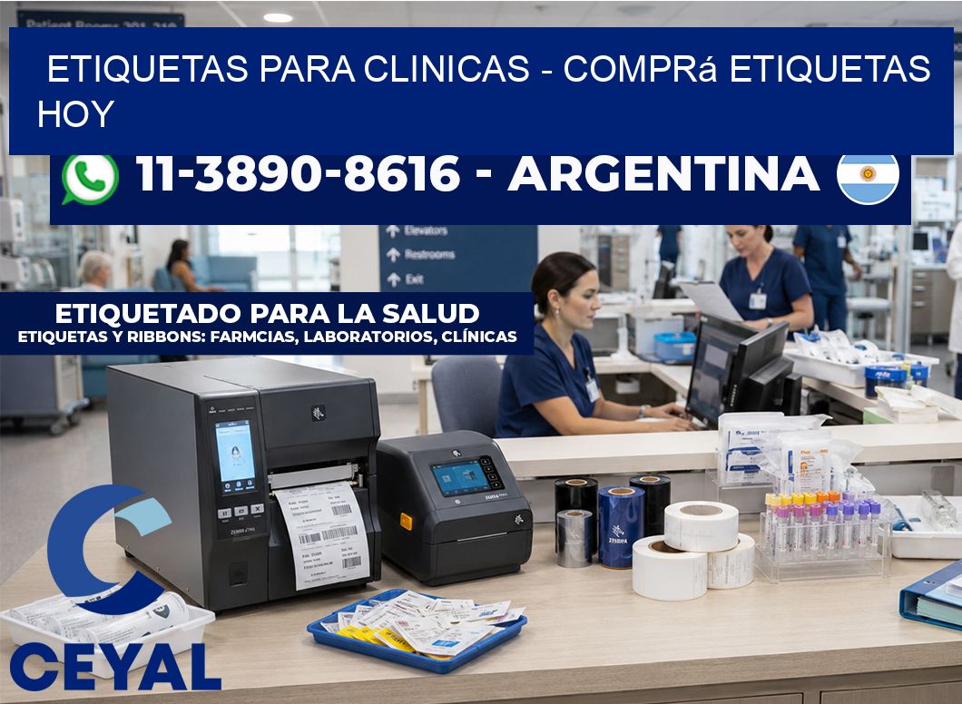 ETIQUETAS PARA CLINICAS – Comprá etiquetas hoy