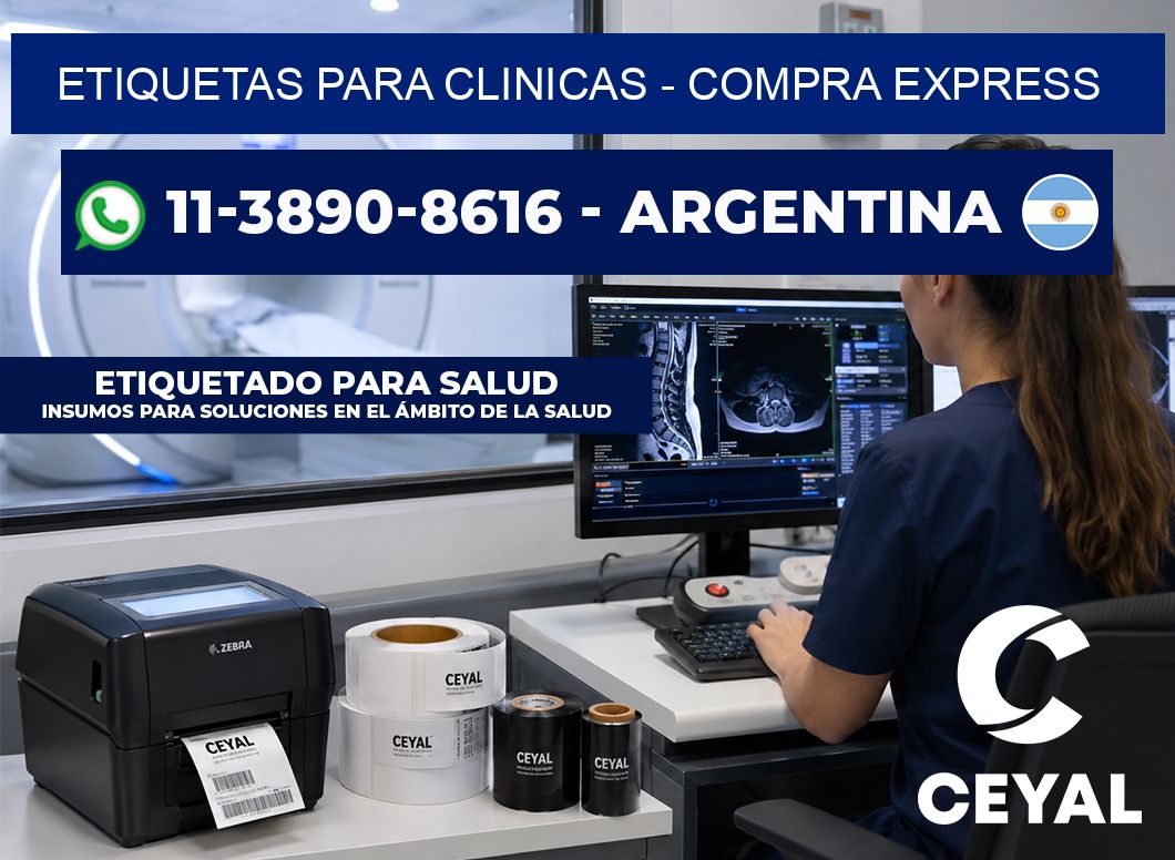 ETIQUETAS PARA CLINICAS – Compra express