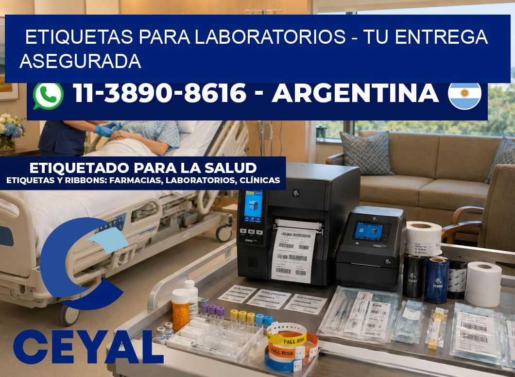 ETIQUETAS PARA LABORATORIOS - Tu entrega asegurada