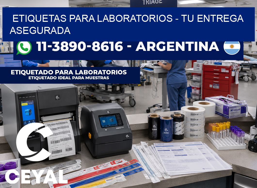 ETIQUETAS PARA LABORATORIOS - Tu entrega asegurada