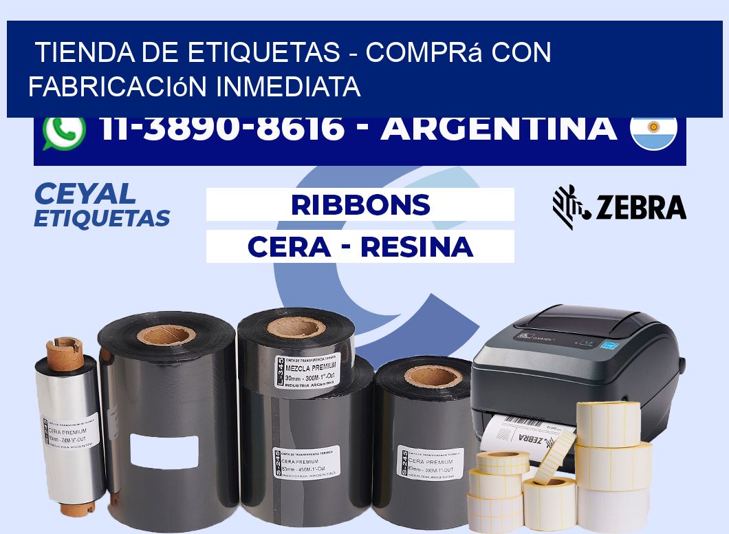 TIENDA DE ETIQUETAS - Comprá con fabricación inmediata