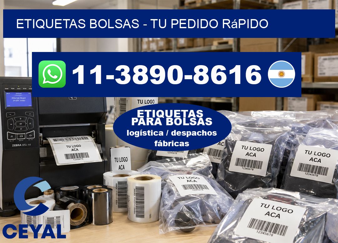 ETIQUETAS BOLSAS – Tu pedido rápido