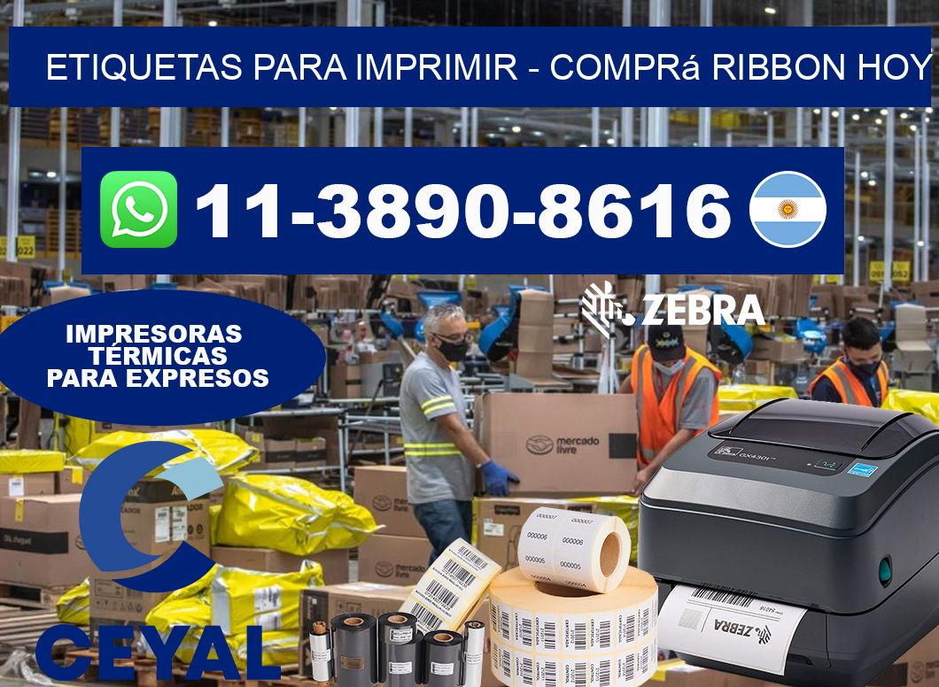 ETIQUETAS PARA IMPRIMIR – Comprá ribbon hoy