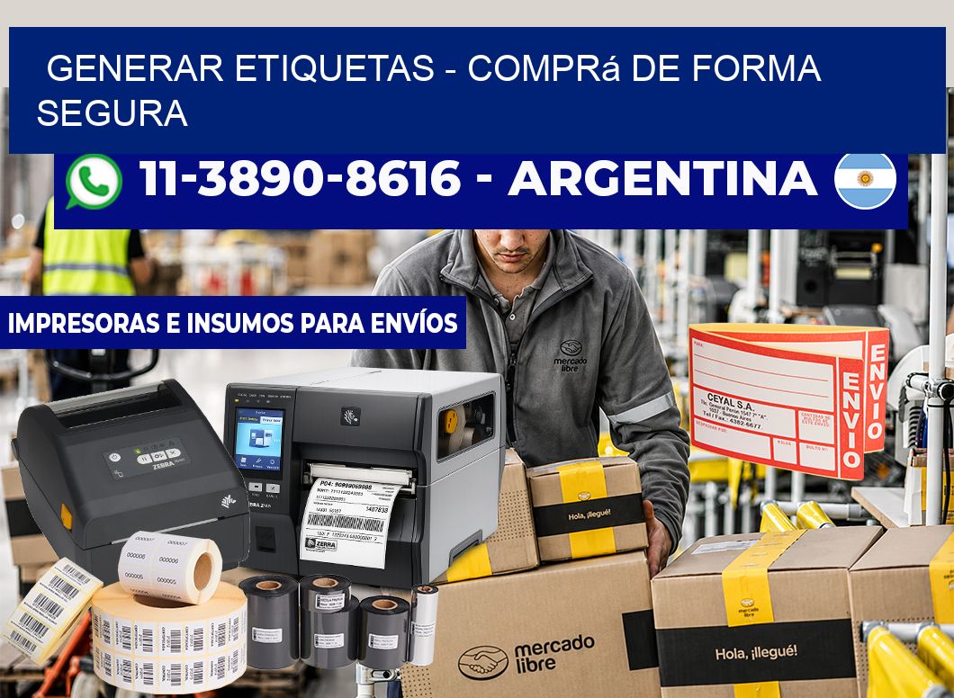 GENERAR ETIQUETAS - Comprá de forma segura