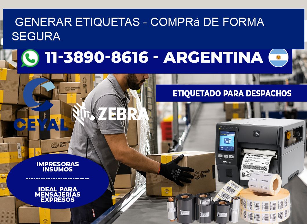 GENERAR ETIQUETAS - Comprá de forma segura