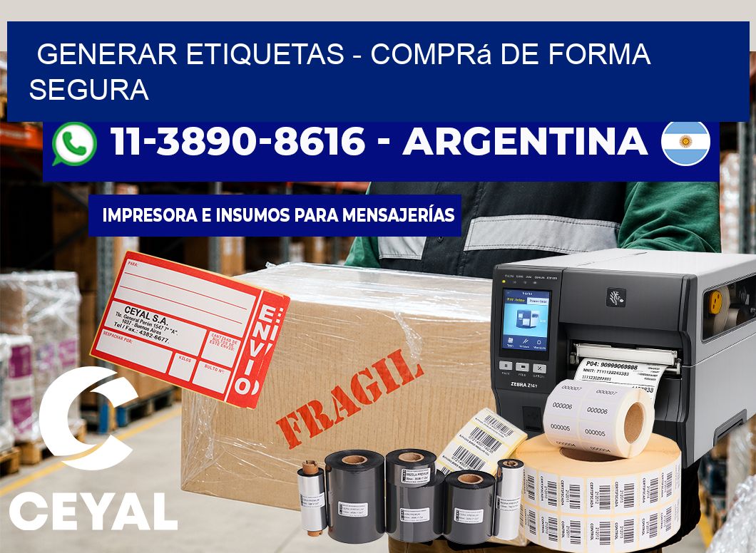 GENERAR ETIQUETAS – Comprá de forma segura