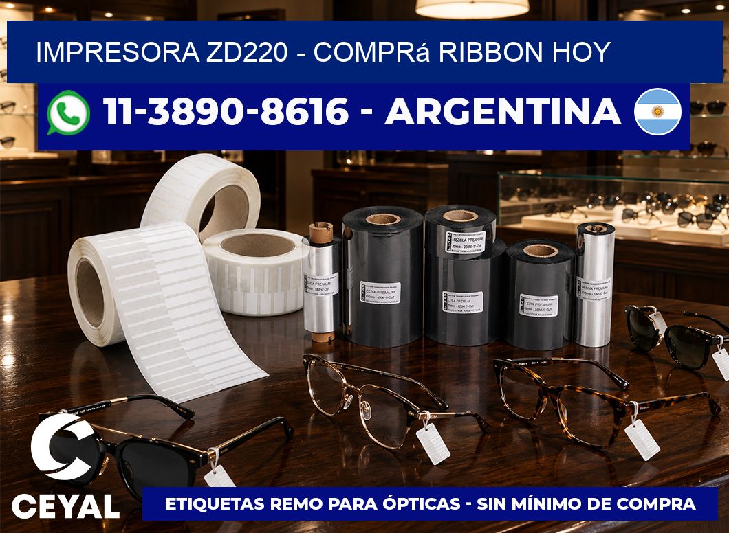 IMPRESORA ZD220 - Comprá ribbon hoy