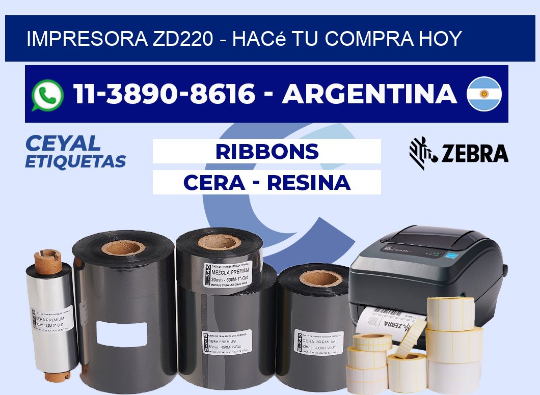 IMPRESORA ZD220 - Hacé tu compra hoy