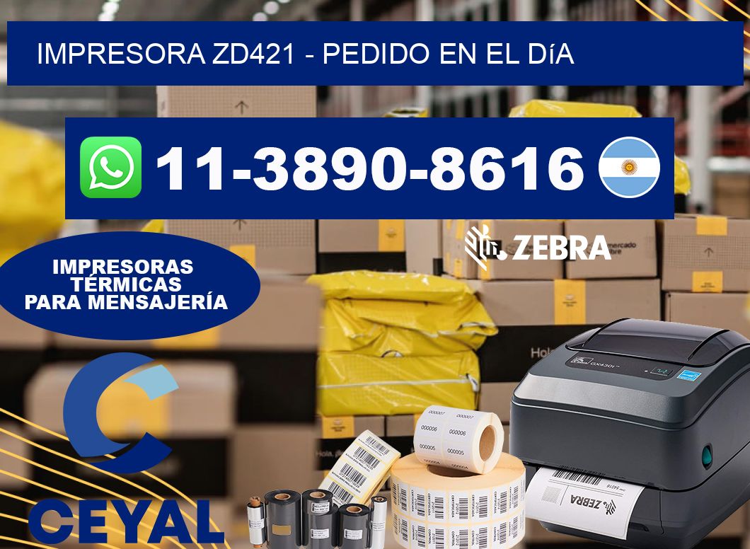 IMPRESORA ZD421 – Pedido en el día