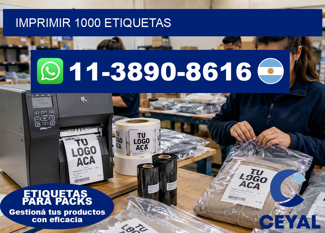 IMPRIMIR 1000 ETIQUETAS