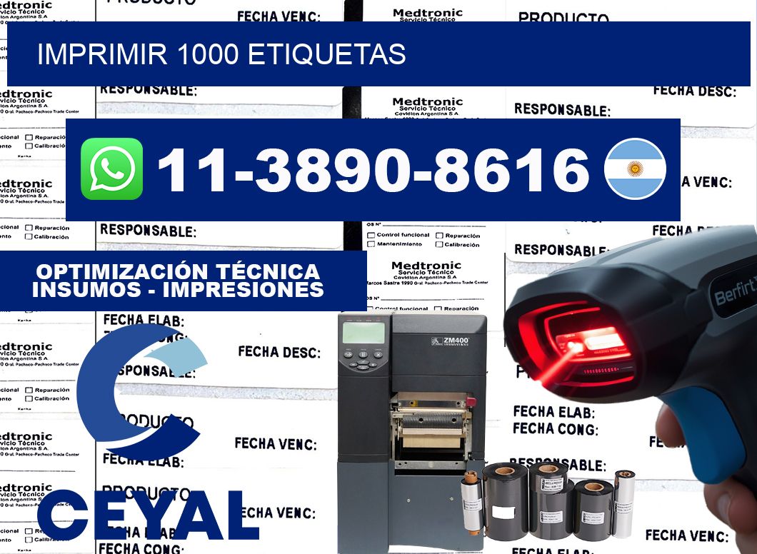 IMPRIMIR 1000 ETIQUETAS