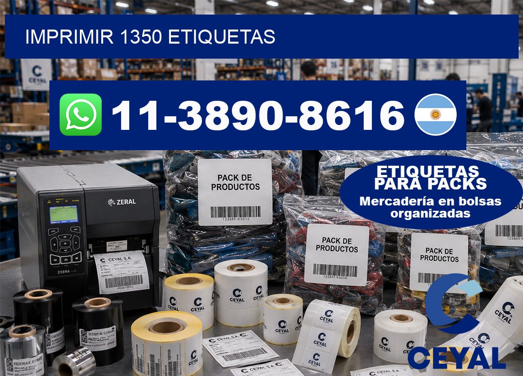IMPRIMIR 1350 ETIQUETAS
