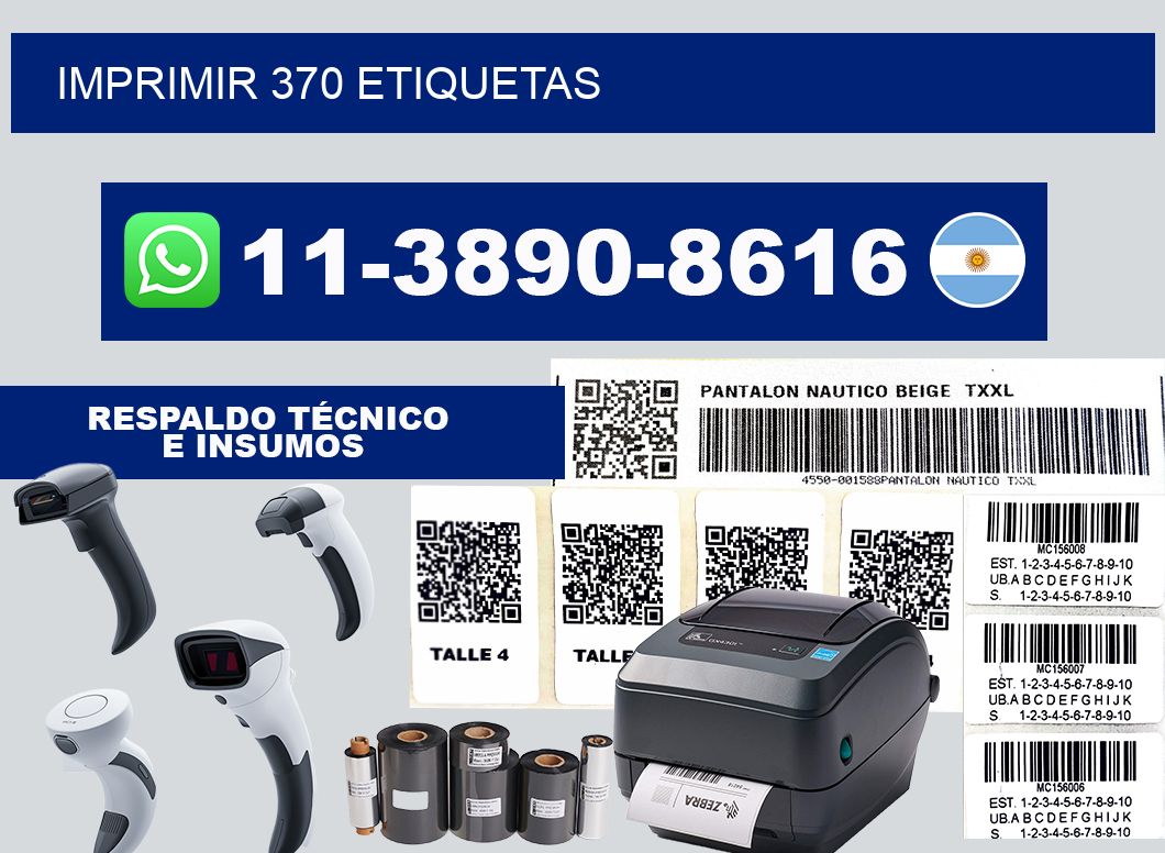 IMPRIMIR 370 ETIQUETAS
