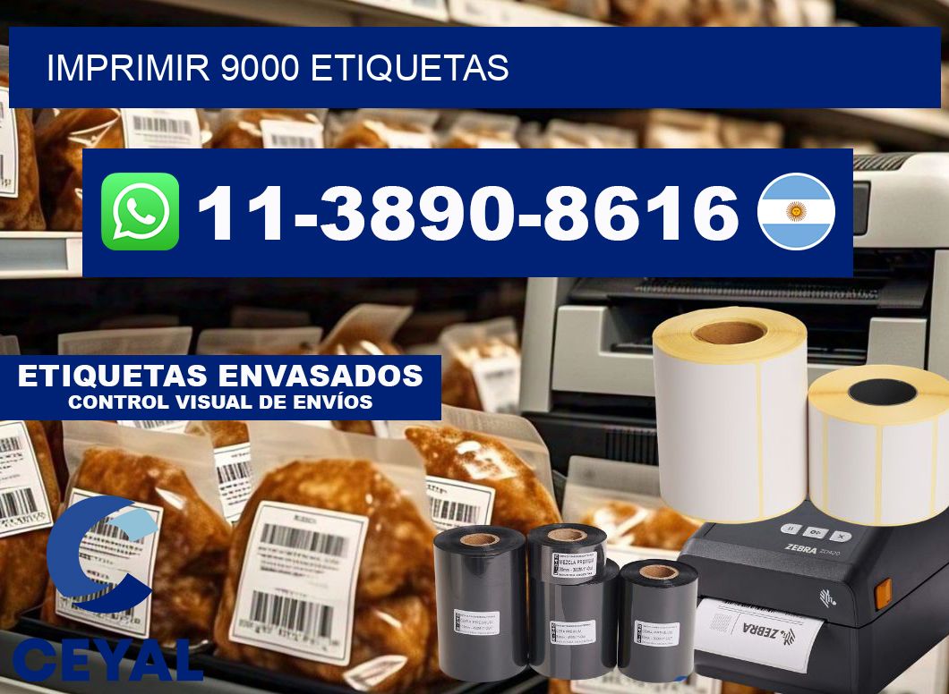 IMPRIMIR 9000 ETIQUETAS
