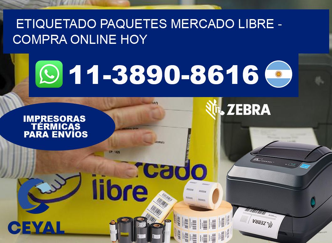 etiquetado paquetes mercado libre – Compra online hoy
