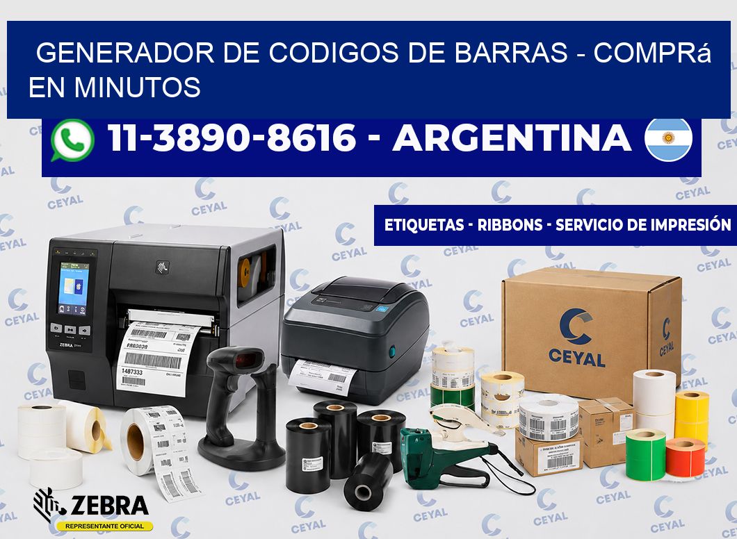 generador de codigos de barras - Comprá en minutos