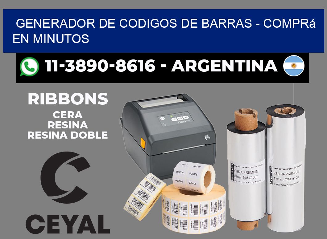 generador de codigos de barras - Comprá en minutos