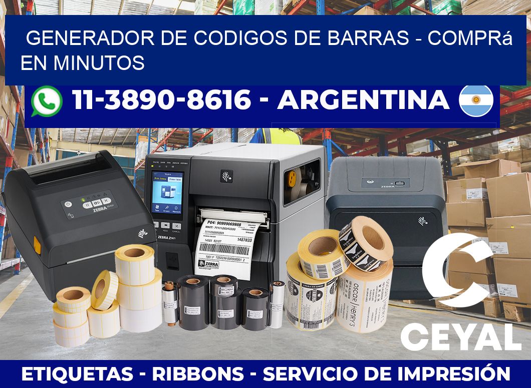 generador de codigos de barras – Comprá en minutos
