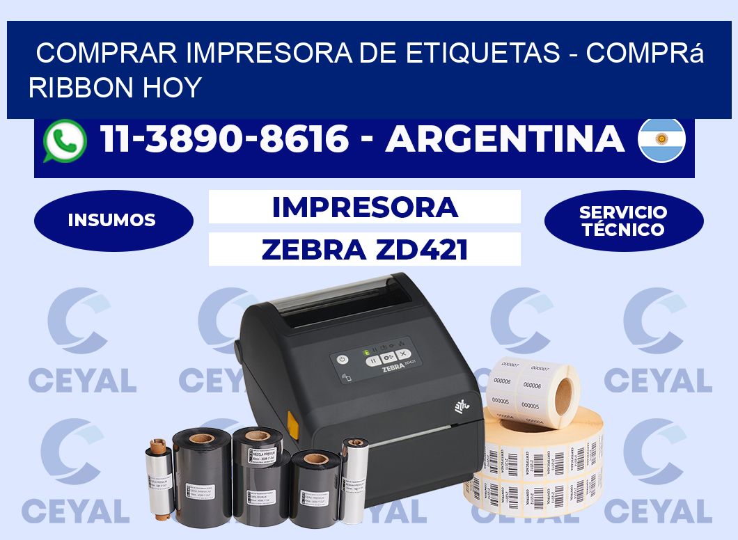 COMPRAR IMPRESORA DE ETIQUETAS - Comprá ribbon hoy