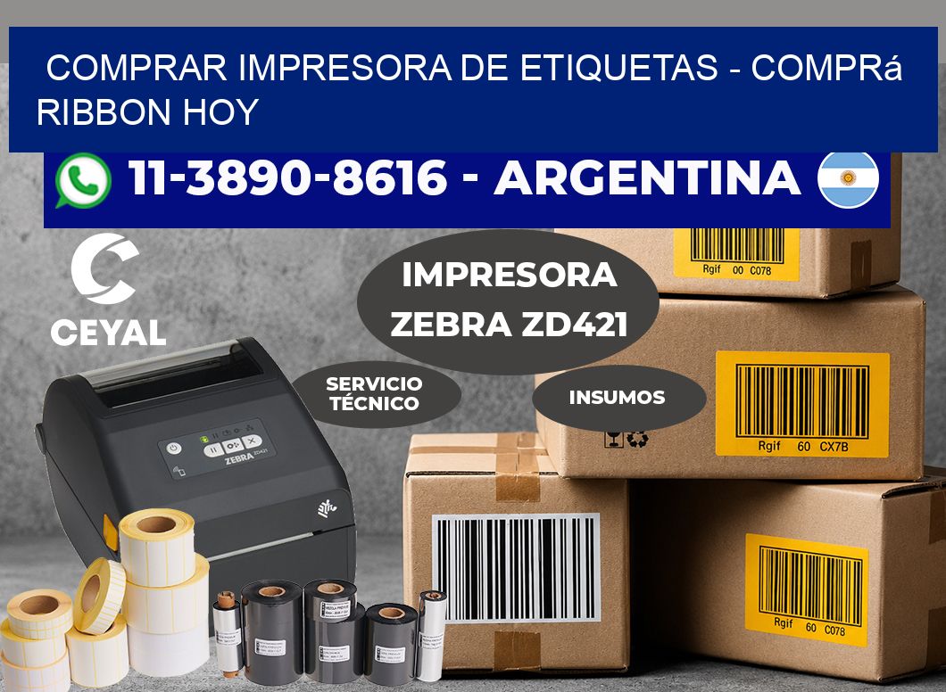 COMPRAR IMPRESORA DE ETIQUETAS – Comprá ribbon hoy