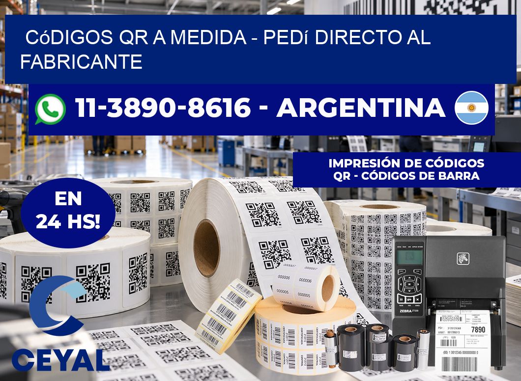 Códigos QR a Medida - Pedí directo al fabricante